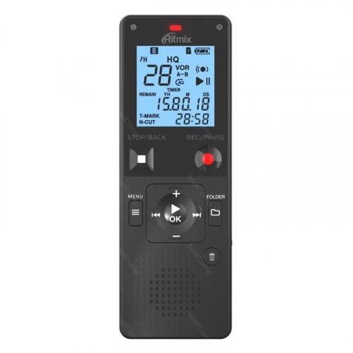Цифровой диктофон RITMIX RR-820 16Gb Black 