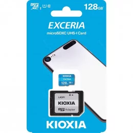 Память micro Secure Digital Card 128Gb KIOXIA (Toshiba) LMEX1L128GG2                                                                                                                                                                                      