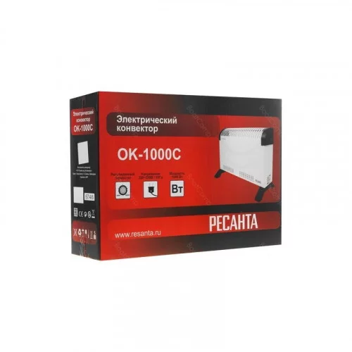 Конвектор РЕСАНТА ОК-1000С (1000Вт) 