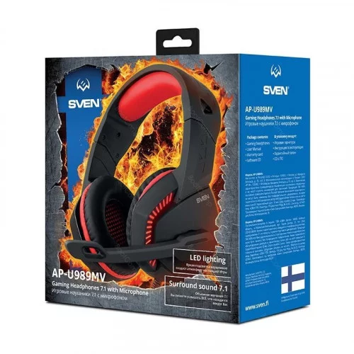 Наушники с микрофоном SVEN AP-U989MV 
