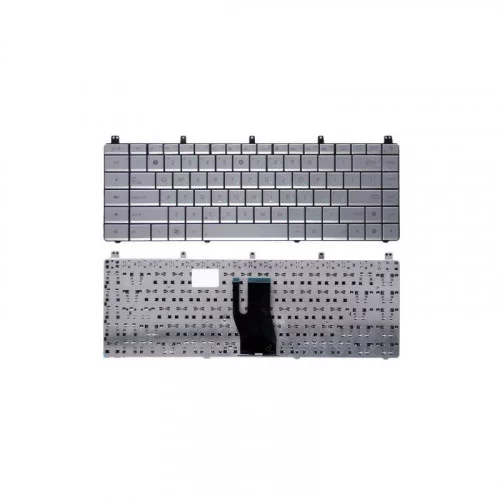 Клавиатура для Asus N45 N45S N45SF серебристая 