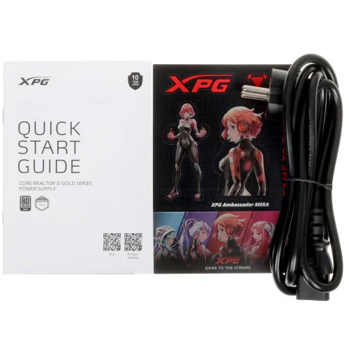 Блок питания ADATA XPG CORE REACTOR II 750 GOLD [COREREACTORII750G-BKCEU] черный 