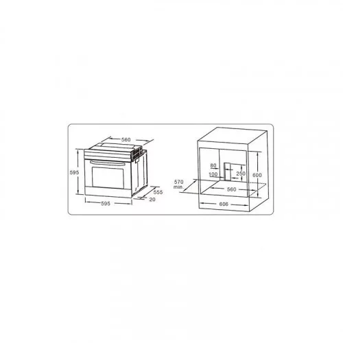 Духовка EVELUX EO 610 X 