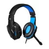 Наушники с микрофоном Defender Warhead G-390 чёрный+синий 