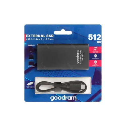 Жесткий диск внешний SSD ext 512Gb GoodRam HL100 SSDPR-HL100-512 