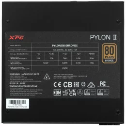 Блок питания ADATA XPG PYLON II BRONZE 650W [PYLONII650B-BKCEU] черный                                                                                                                                                                                    