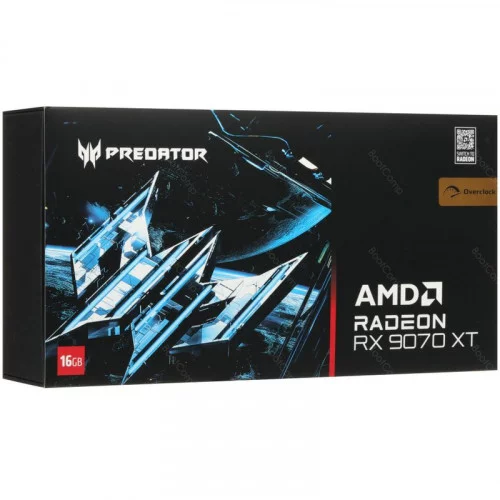 Видеокарта ACER AMD Radeon RX 9070 XT Predator Bifrost OC (DP.Z4FWW.P01) 