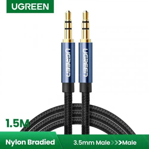 Кабель UGREEN AV112 (10686) 3.5mm Male to 3.5mm Male 1,5м 