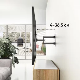 Кронштейн для ТВ ONKRON STE-344B чёрный                                                                                                                                                                                                                   