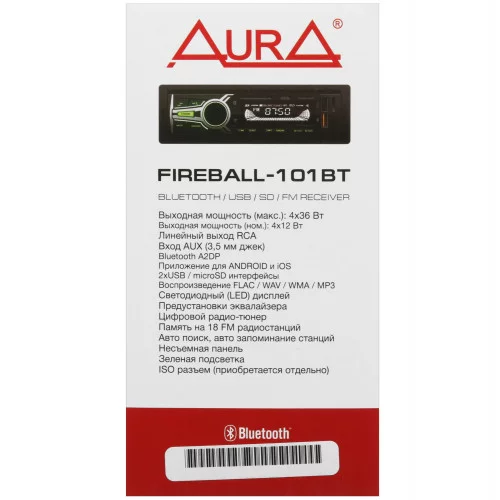 Автопроигрыватель AurA FIREBALL-101BT 