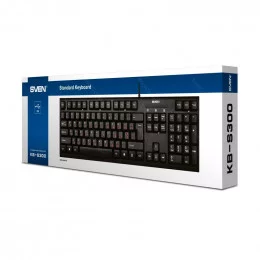 Клавиатура SVEN KB-S300 USB black                                                                                                                                                                                                                         