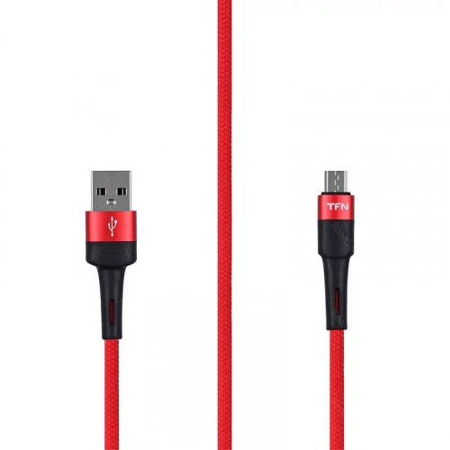 Кабель TFN ENVY micro-USB - USB 1.2 метра красный (TFN-C-ENV-MIC1MRD) 