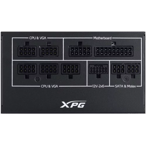 Блок питания ADATA XPG CORE REACTOR II VE 850W [COREREACTORIIVE850G-BKCEU] черный 