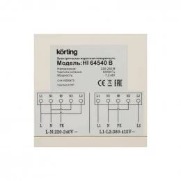 Варочная поверхность индукционная KORTING HI 64540 B                                                                                                                                                                                                      