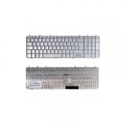 Клавиатура для ноутбука HP dv7-1000 серебристая 