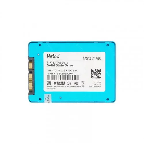 Жесткий диск SSD 512Gb Netac N600S NT01N600S-512G-S3X 280 TBW 