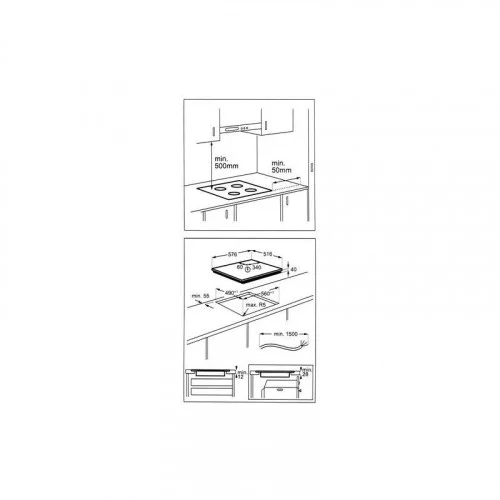 Поверхность электрическая Electrolux EHF16240XK 