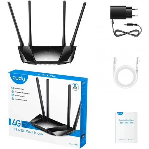 WI-FI роутер CUDY LT400 (N300) 