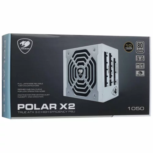 Блок питания Cougar POLAR X2 1050 [31PX105001P01] белый, серый 