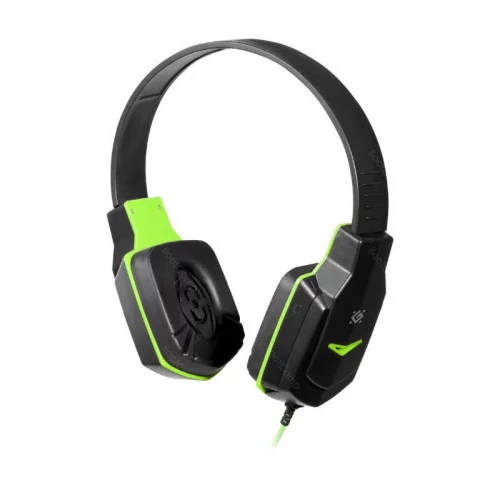 Наушники с микрофоном Defender Warhead G-320 чёрный+зелёный 