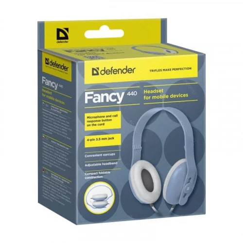 Гарнитура для смартфонов Defender Fancy 440 голубой 