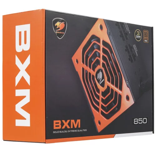 Блок питания Cougar BXM 850W [31BX085.0001P] оранжевый, черный 