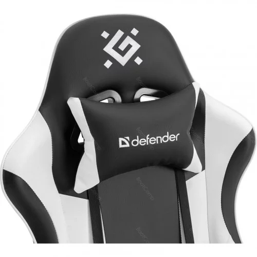 Игровое кресло Defender Tios чёрный/белый 