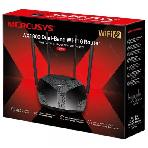 Маршрутизатор Mercusys MR70X AX1800 