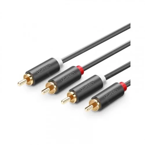 Кабель UGREEN AV104 (10520) 2RCA Male to 2RCA 5м 