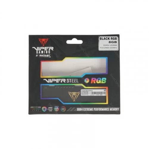 Оперативная память DDR4 8Gb 3200MHz Patriot Viper Steel RGB PVSR48G320C8 