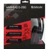 Наушники с микрофоном Defender Warhead G-260 красный+чёрный 