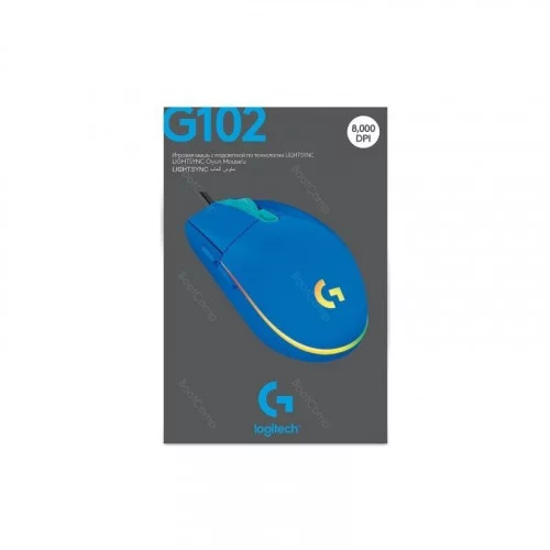 Игровая мышь Logitech G102 LIGHTSYNC Blue (910-005801) 