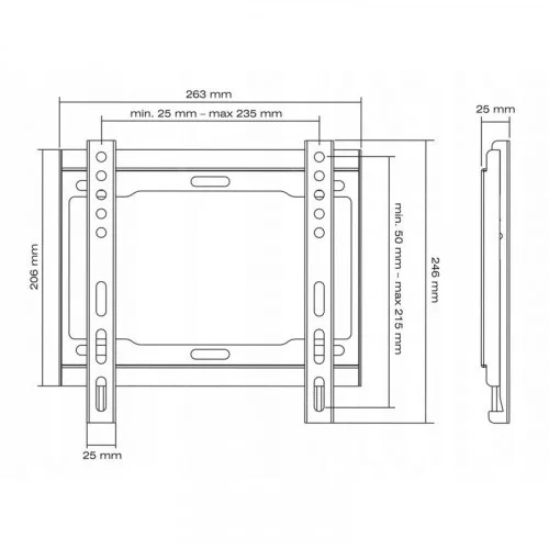 Крепление настенное для LED\LCD Tracer Wall 888 (Фиксированное крепление 23” - 42”) 
