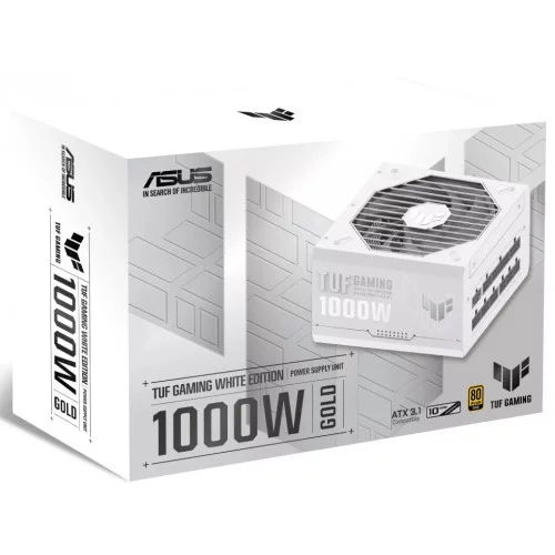 Блок питания ASUS TUF Gaming 1000W Gold White Edition [90YE00S5-B0NA00] белый 