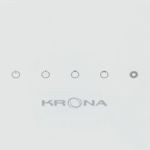 Вытяжка наклонная KRONA URAN 600 DN WHITE 4S 
