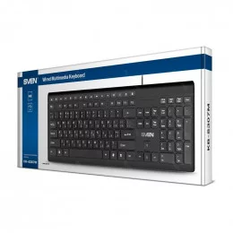 Клавиатура SVEN KB-S307M USB black                                                                                                                                                                                                                        