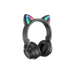 Наушники беспроводные Borofone BO18 Cat (Black)                                                                                                                                                                                                           