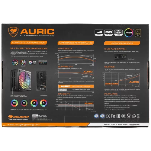 Блок питания Cougar Auric 650 [31TP065056H-01] черный 