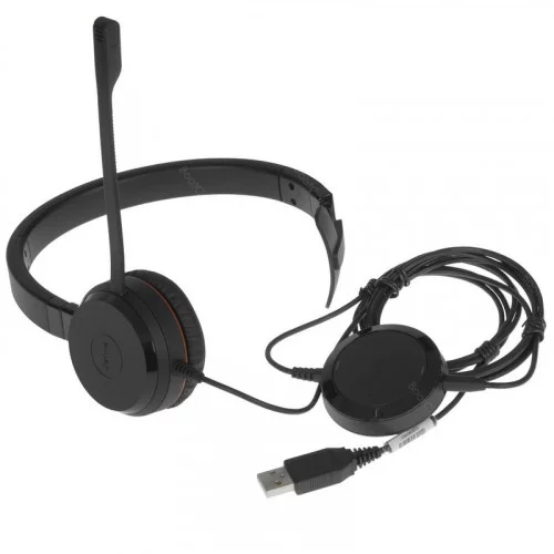 Проводная моногарнитура Jabra Evolve 30 II MS Mono черный 2020 