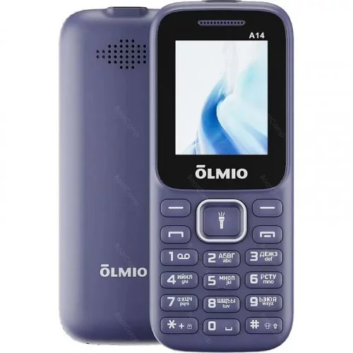 Телефон мобильный Olmio A14 синий 