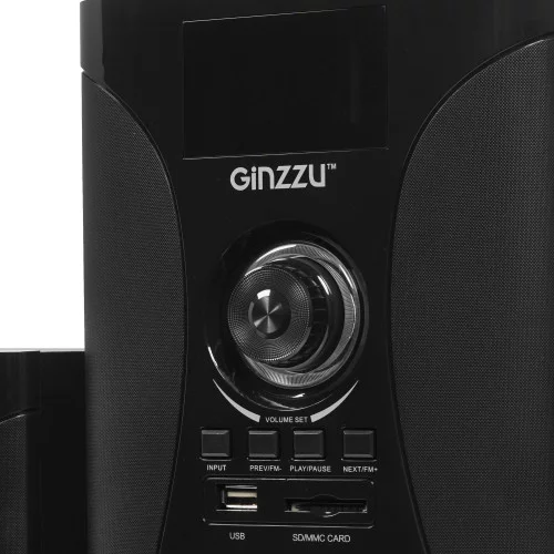 Колонки Ginzzu GM-425 черный 