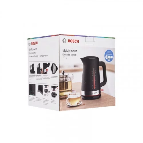 Чайник Bosch TWK4M223 чёрный 
