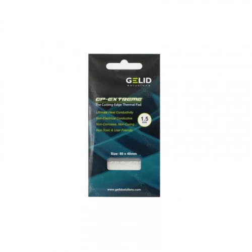 Термопрокладка 80x40x1.5mm 12wmk Gelid GP-Extreme 