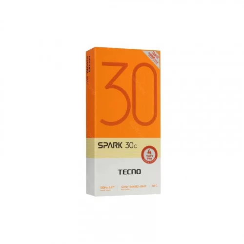 Смартфон Tecno SPARK 30C LTE 6.67” Белый 128 Гб/4 Гб 