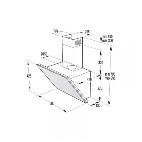 Вытяжка GORENJE WHI 643ORAW 