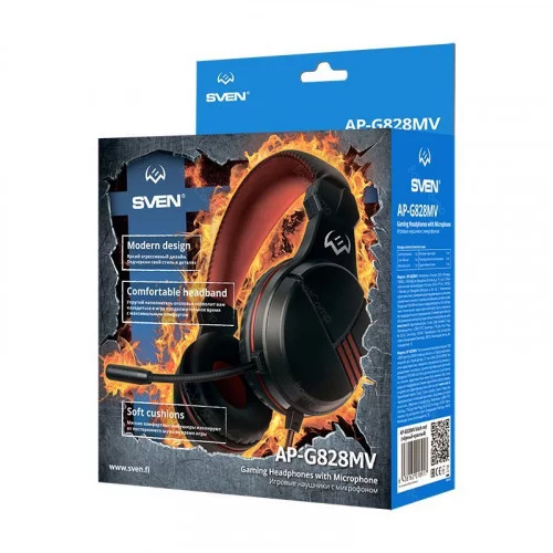 Наушники с микрофоном SVEN AP-G828MV 