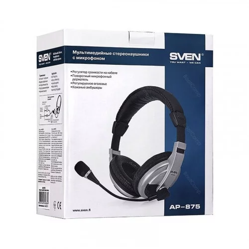 Наушники с микрофоном SVEN AP-875 