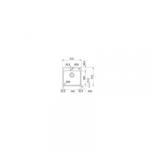 Мойка FRANKE BCX 610-51 TL 