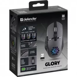 Беспроводная мышь Defender WRL GLORY GM-514 черный                                                                                                                                                                                                        