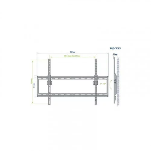Крепление настенное для TV Kromax Ideal-2 